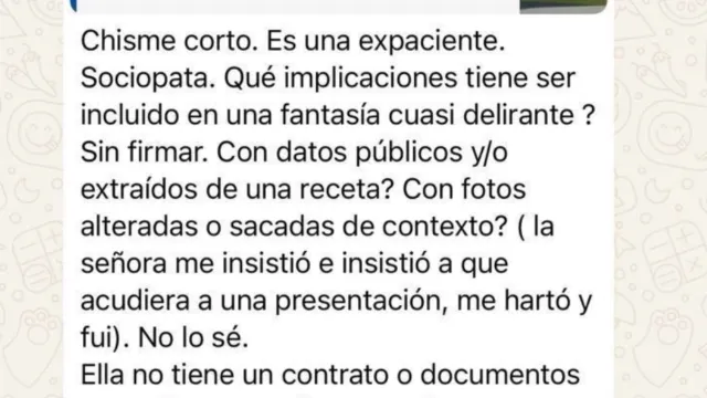 El Dr. Rodrigo se deslindó de mantener una relación con Marilyn Cote.  Foto: X @MrDoctorOficial