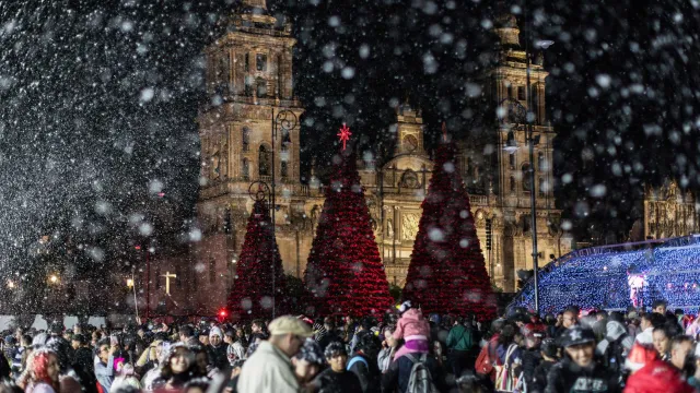 Verbena Navideña 2024: ¿En Qué Horario Echan Nieve en el Zócalo CDMX? 