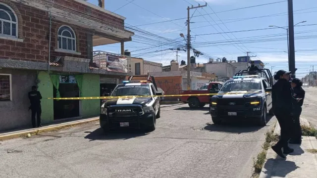 Fuerte movilización policial por explosivo en Puebla. Foto: X @ciudadano_pue