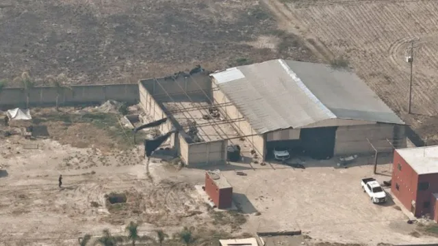 Vista aérea del rancho Izaguirre. Foto: AFP1|@35mmfotografia