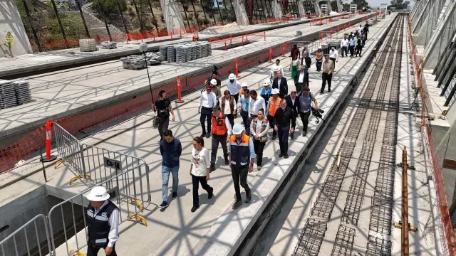 Fotos: Así Va la Construcción de la Estación Observatorio con 5 Niveles de Altura  