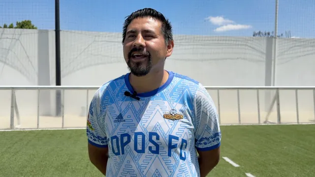 Omar, jugador varonil de Los Topos Puebla. Foto: Ana Luisa Gamboa | N+