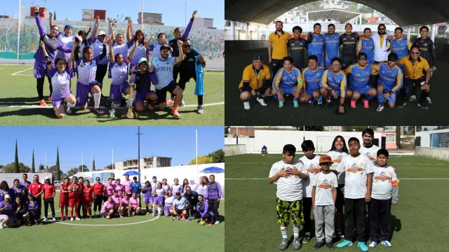 Jugadores y familia de Los Topos Puebla. Foto: Ana Luisa Gamboa | N+