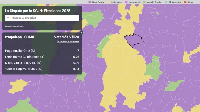 Mapa Iztapalapa.