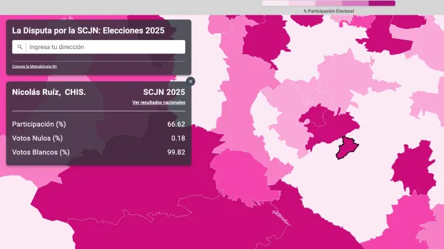 Mapa participación electoral.