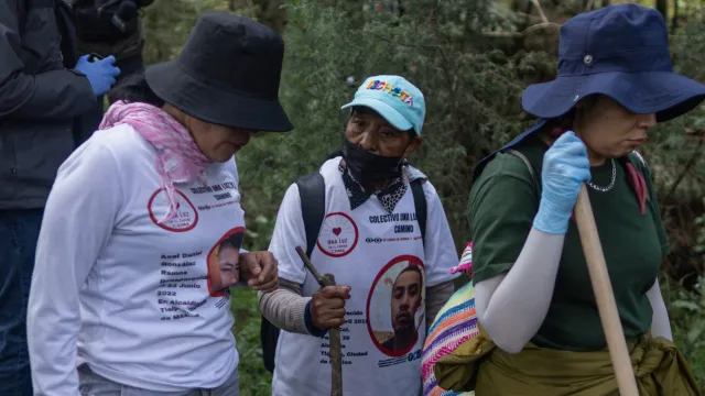 Búsqueda de Ana Amelí en el Ajusco. Foto: N+