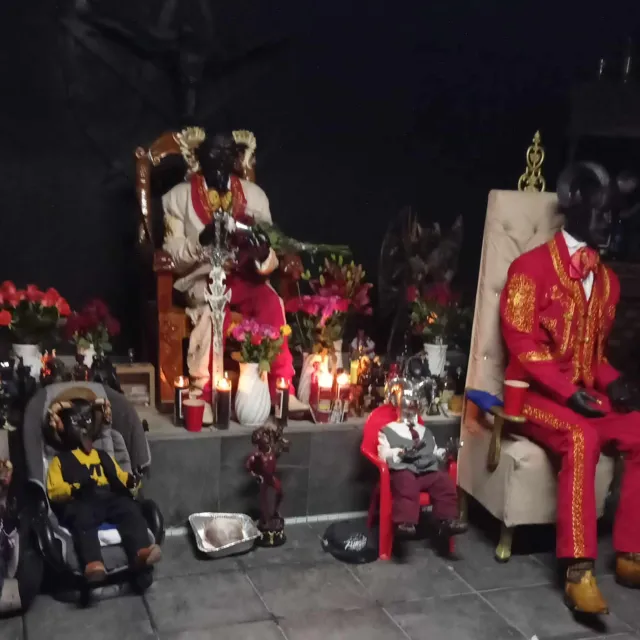 Así es la Capilla del Angelito Negro 666 de Pachuca
