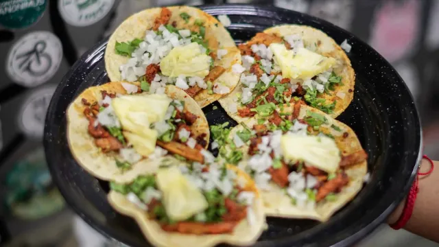 Tacos de pastor veganos