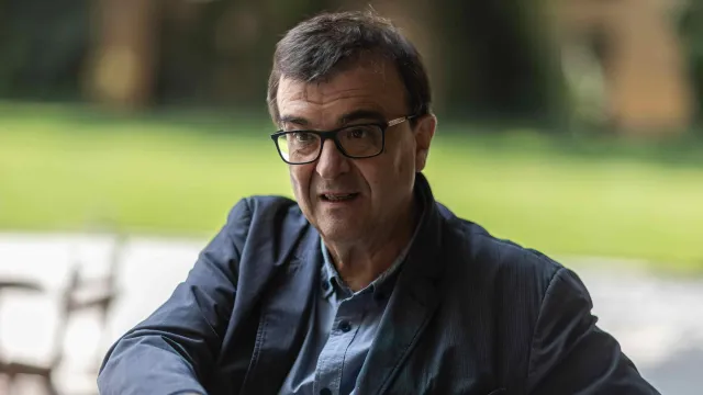 Javier Cercas en la Ciudad de México fotografiado por Alexa Herrera
