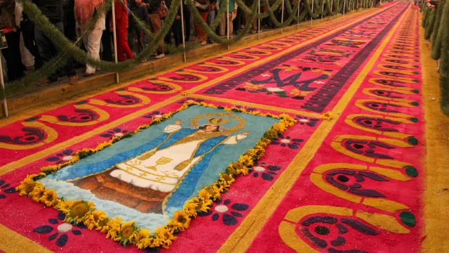Celebran a la Virgen de la Caridad en Huamantla, Tlaxcala. Foto: Secretaría de Cultura Tlaxcala