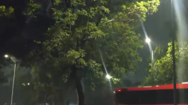 Caída de lluvia en calles de la Gustavo A. Madero, 25 de agosto de 2025. Foto: N+