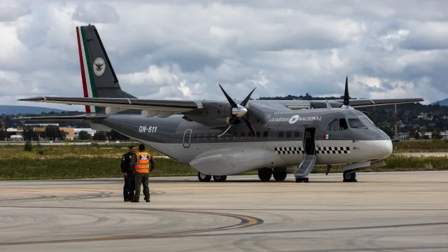 AVION CASA CN-235 DE LA GUARDIA NACIONAL