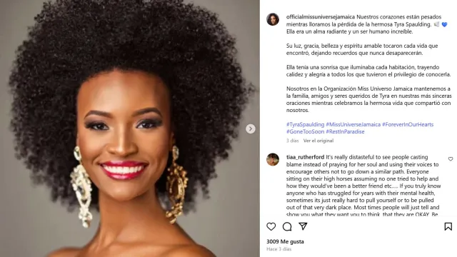 ExMiss Universo Jamaica, Tyra Spaulding
