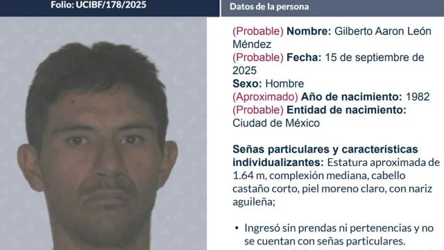 Identidad de hombre en calidad de desconocido que murió en explosión en Iztapalapa. Foto: Fiscalía CDMX