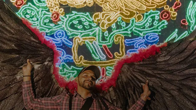 Destacó el ánimo festivo este 15 de septiembre de 2025 en el Zócalo de la CDMX. Foto: N+ 