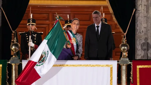 Primer Grito de Independencia México, Claudia Sheinbaum. Foto: Presidencia