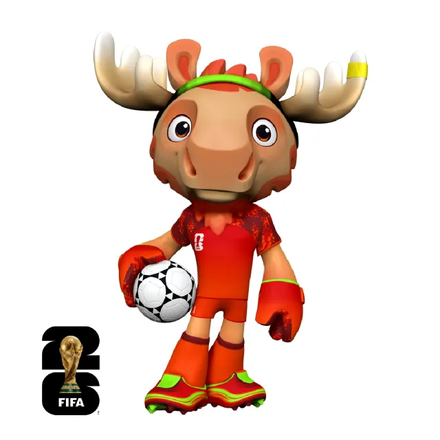 Maple, una de las 3 mascotas del Mundial 2026 de la FIFA. Foto: FIFA
