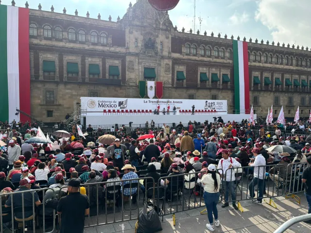 Fotos Así se Ve el Zócalo Previo al Mensaje de Claudia Sheinbaum Por Aniversario de Gobierno