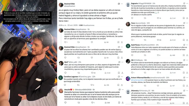 Reacciones de los fans de Mariana Ávila sobre el altar que quiere ponerle a Fede Dorcaz.