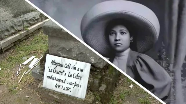 Tumba de Altagracia Calderón, integrante de las tropas de Ignacio Zaragoza. Foto: Alejandro Sánchez | N+