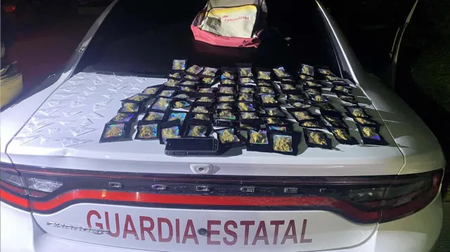 Guardia Estatal Decomisa Bolsas con Droga en Matamoros