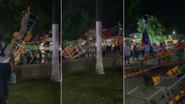 En Fotos: Así fueron los Destrozos en Uruapan y Apatzingán en Protesta por Asesinato de Manzo.