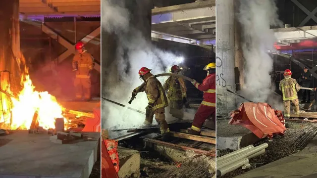 En Fotos: Así fueron los Destrozos en Uruapan y Apatzingán en Protesta por Asesinato de Manzo.