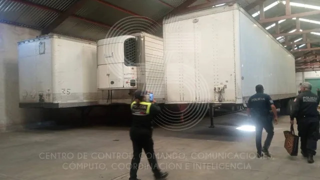 Desmantelan a banda dedicada presuntamente al robo de transporte de carga. Foto: X @SESESP_Tlaxcala