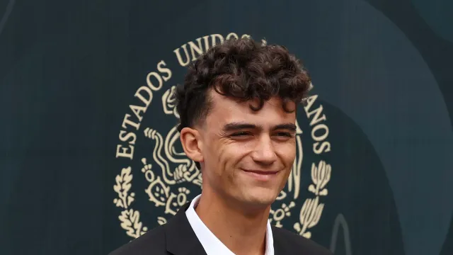 Isaac del Toro en evento en Palacio Nacional este 28 de noviembre de 2025. Foto: N+