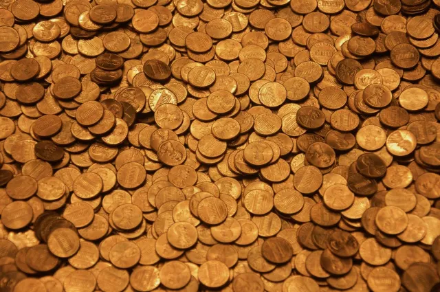 Cada moneda de un penny costaba cuatro centavos hacia el final de su producción