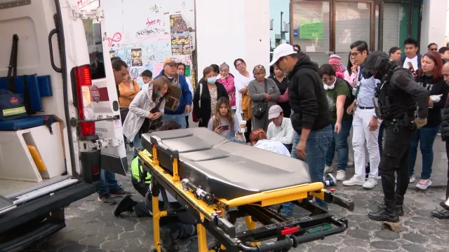 Dos adultos mayores del extranjero sufren accidente en Puebla. Foto: N+