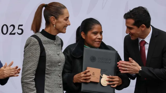 María Lorena Ramírez Nahueachi, ganadora del Premio Nacional de Deportes. Foto: N+