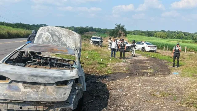 Accidente en Veracruz. Foto: Guardia Nacional