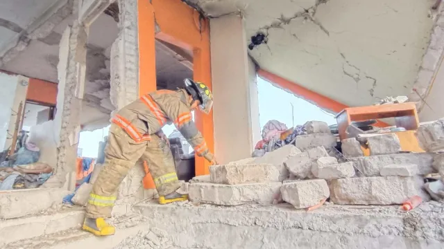 Explota casa enEcatepec. Foto: Com. Soc. Ecatepec