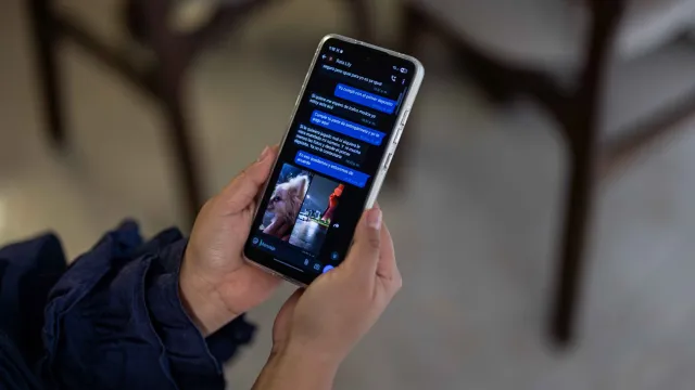 Claudia recibió mensajes por facebook y luego el video de su perrita.