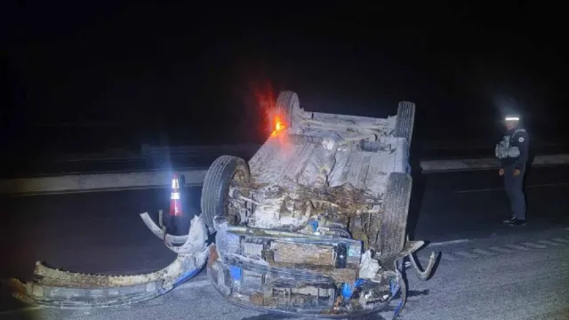 Accidente vehicular. Foto: Guardia Carreteras