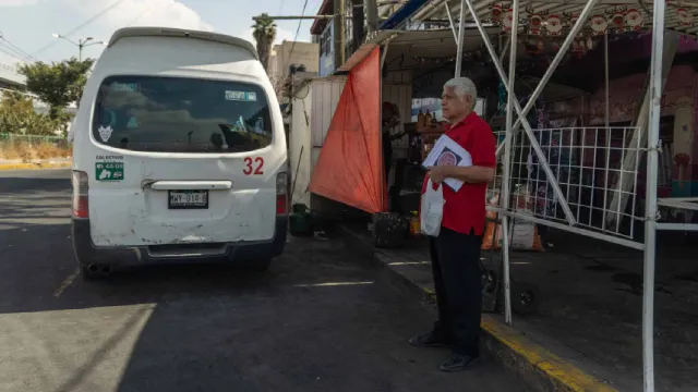 Noé Mancebo, de 73 años, pasajero de la Línea B del Metro.