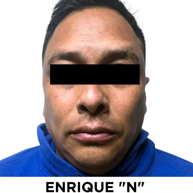 Enrique "N", detenido en Edomex
