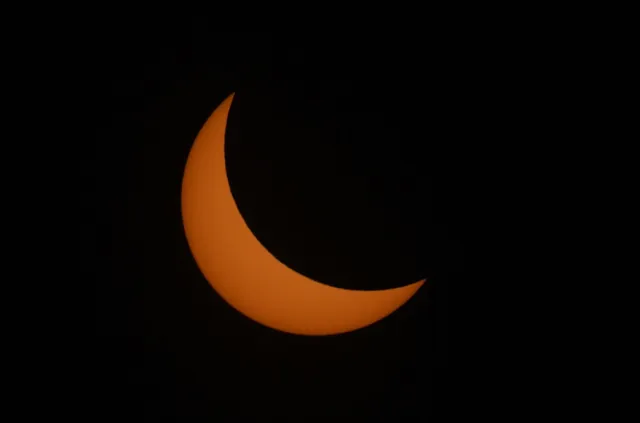 El eclipse de Sol del 8 de abril del 2024 visto desde Toluca, Estado de México