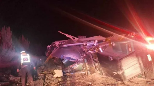 Accidente en Nuevo León. Foto: Guardia Nacional