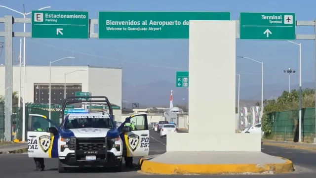 No se registraron disturbios en el aeropuerto en Silao. Foto: N+