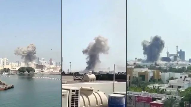 Un centro del cuartel general de la Quinta Flota estadounidense en Baréin fue alcanzado por un "ataque con misiles"