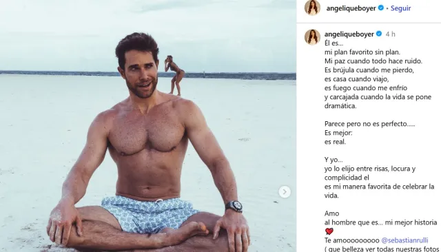 Angelique boyer celebró así San Valentín en IG.