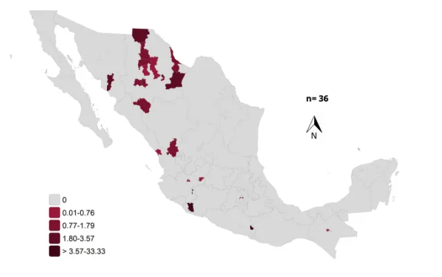 Muertes reportadas por sarampión en México, 31 de marzo de 2026. Foto: Ssa