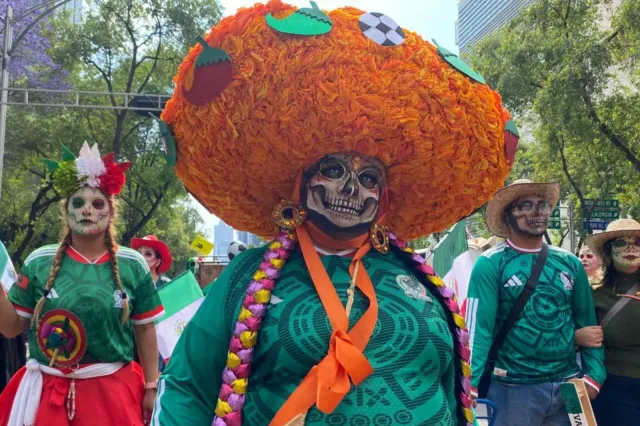 Catrinas Mundialistas en CDMX. Foto: N+