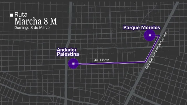 Cierres Viales de la marcha 8M 