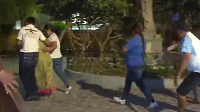 Este año el Viacrucis en honor al fundador del grupo, Don Vicente. Foto: N+