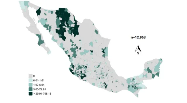 Muertes reportadas por sarampión en México, 10 de marzo de 2026. Foto: Ssa