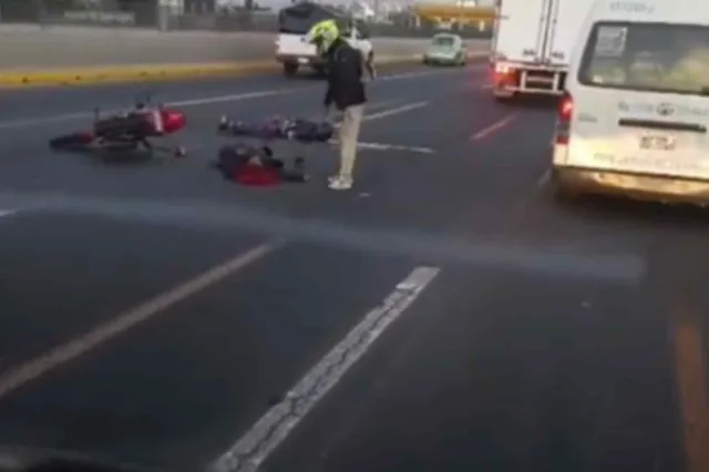 Muere motociclista en la México-Puebla