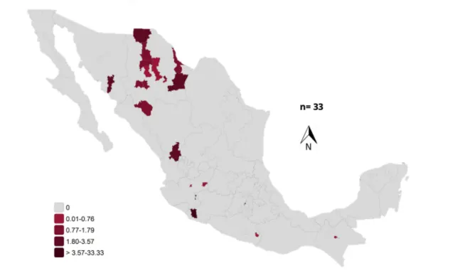 Muertes reportadas por sarampión en México, 5 de marzo de 2026. Foto: Ssa
